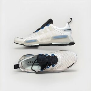 Adidas White and Gray Casual Shoes